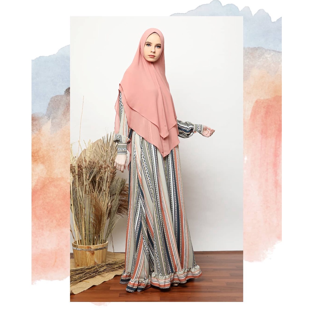 [QNANZ] GAMIS SYARI/ DREES SET "ZIFFA " By Qnanz Official