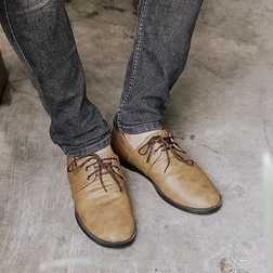 BORN|Sepatu Pantofel Pria Kulit Syintetik Formal Casual Santai Kerja Kantor Asli Original Distro