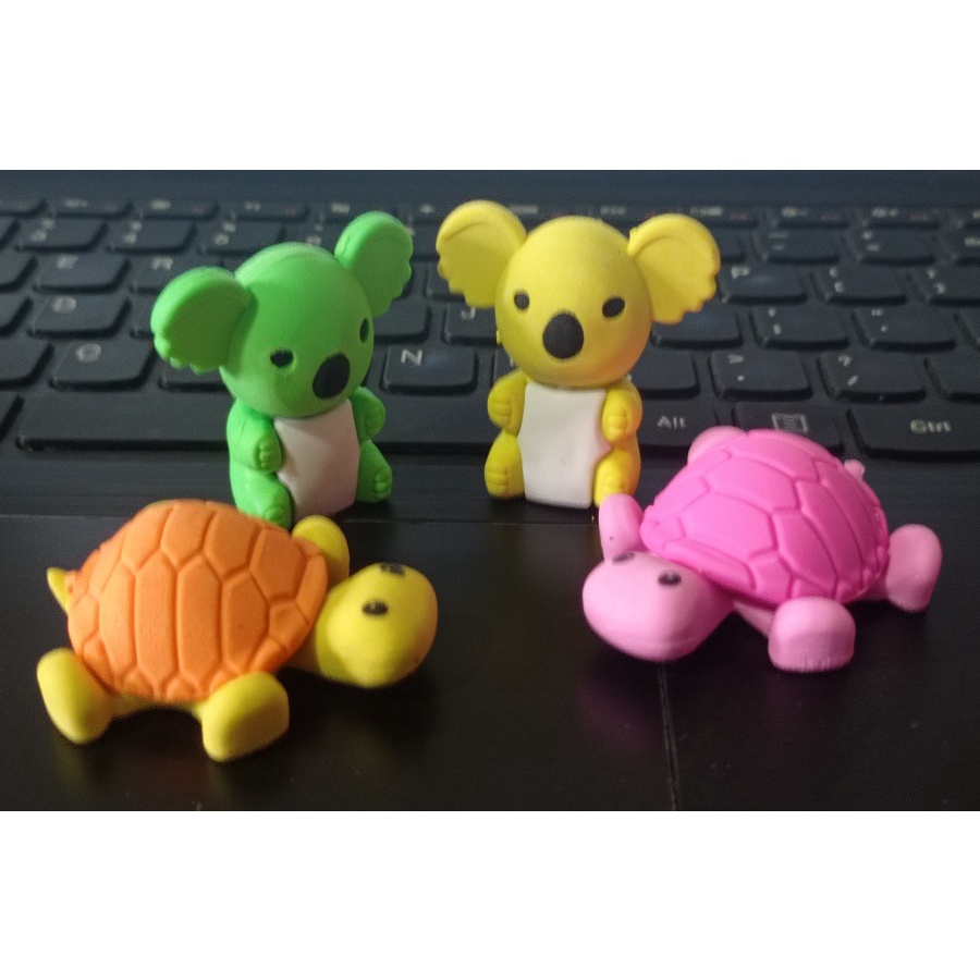 

Penghapus/Stip Kura Kura dan Koala (1 set)
