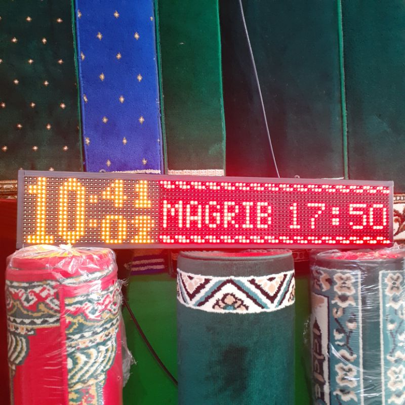 Jam Masjid Running Text Two Colour 1.5m
