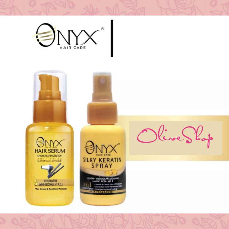 OliveShop ❤ Onyx Hair Serum 65ml Keratin Spray 50ml Hair Tonic 90ml