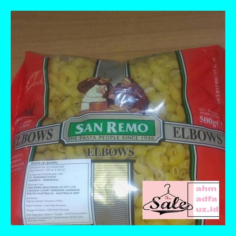 

Ah5Gils Pasta Elbow San Remo 500Gr Fls4Ah7S