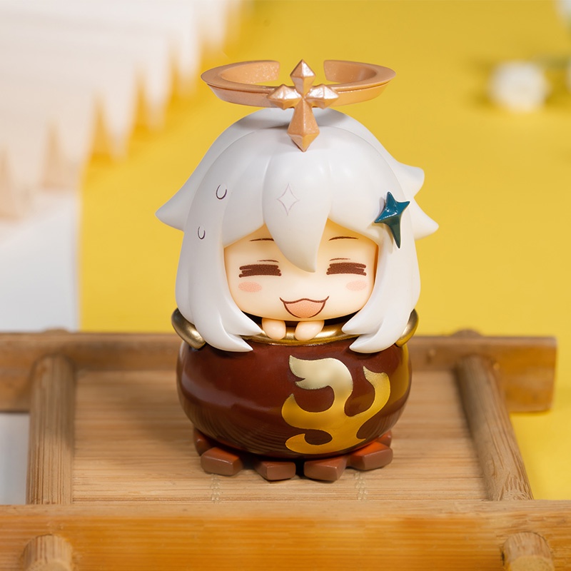 Genshin Impact Paimon Mainan Boneka Karakter Anime Caja Ciega Untuk Hadiah