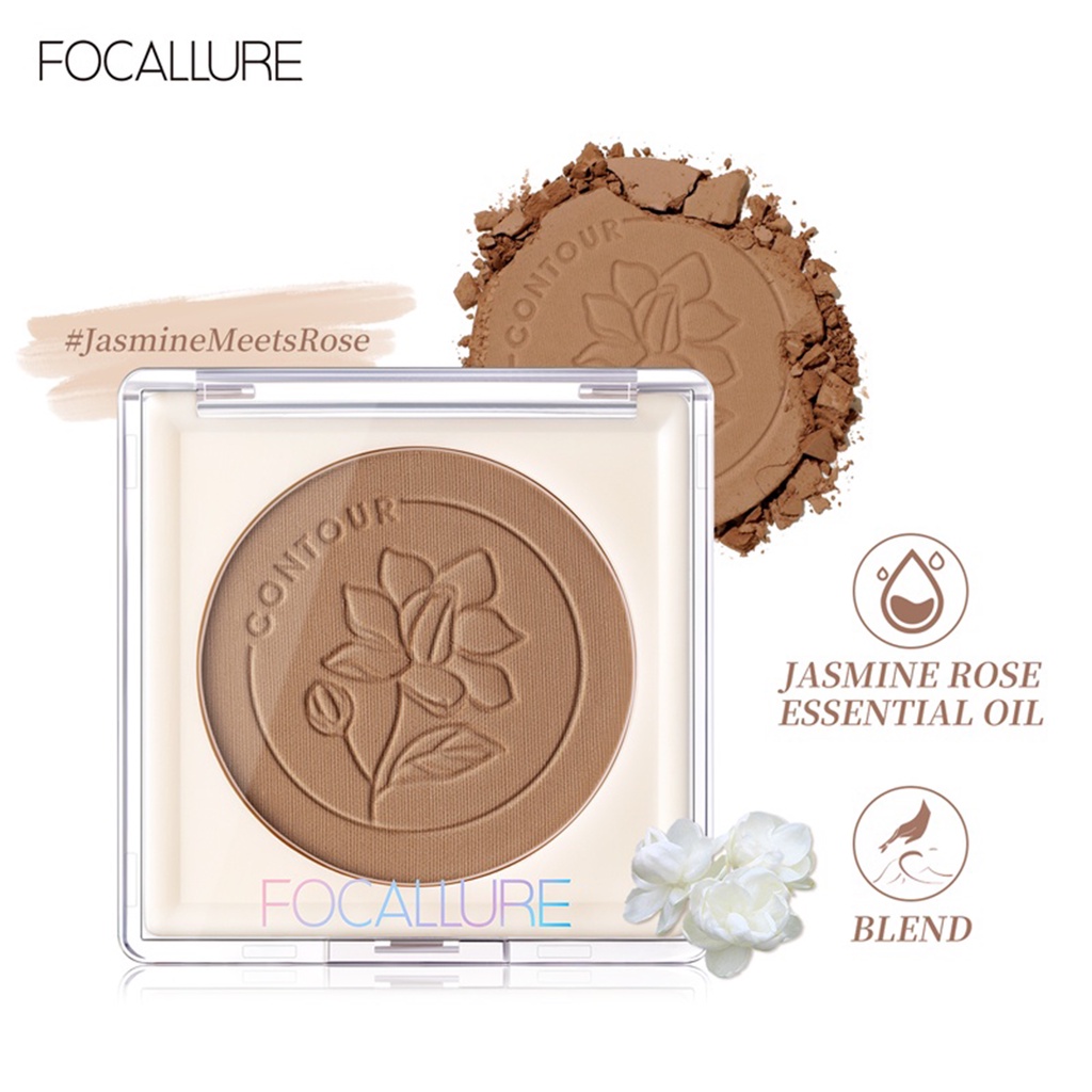 ❤ BELIA ❤ FOCALLURE Chocolate Soleil Matte Bronzer FA233 | Full Coverage Creamy Contour #JasmineMeetsRose | Smooth Texture | BPOM