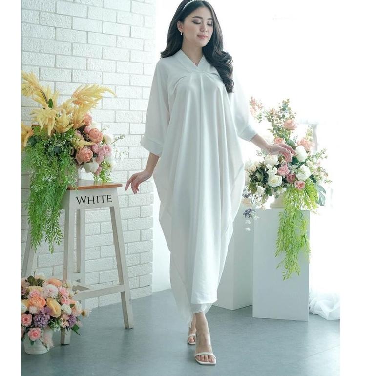 ⚡️9.9 Fasion sale⚡️ HOPYLOVY Soya`Kaftan Wanita Modern Terbaru V Neck Kaftan Muslimah Zoya serbuuu 