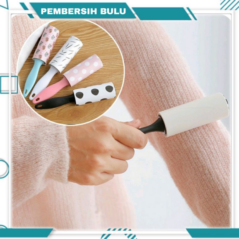 PEMBERSIH BULU KUCING / LINT ROLLER MINI PEMBERSIH BULU