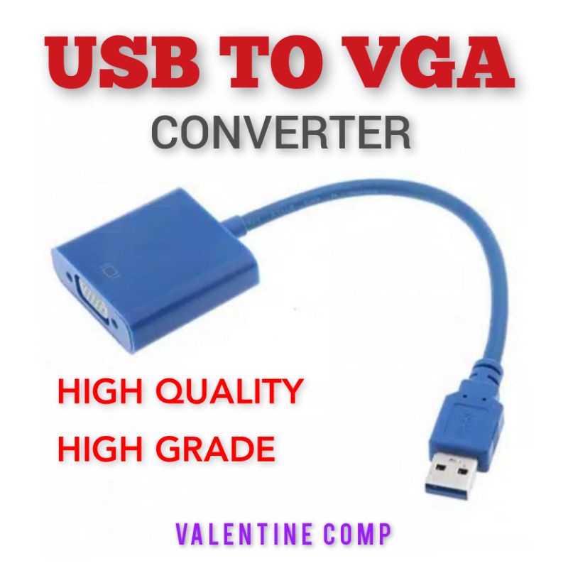 USB to VGA Converter ( HIGH QUALITY PRODUCT )