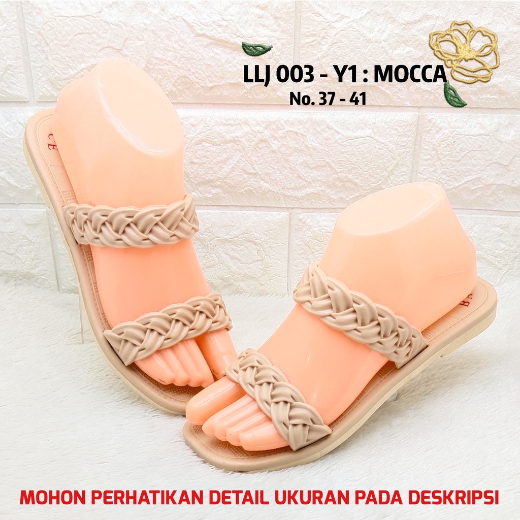 SANDAL BALANCE ORIGINAL 003 Y1 SLOP 2 TALI ANYAM CANTIK KUAT ELASTIS ANTI SLIP