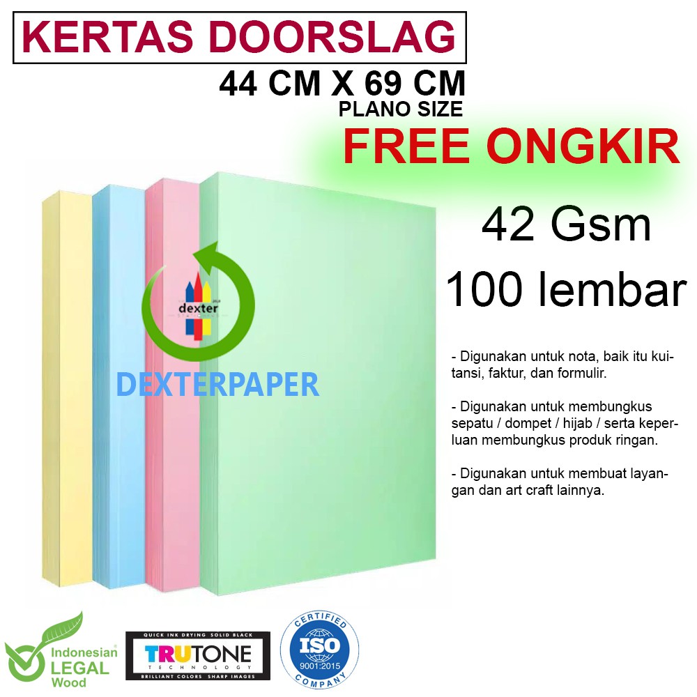 

KERTAS DOORSLAG | KERTAS DUSLAH | KERTAS DUSLAK | KERTAS LAYANGAN | KERTAS BUNGKUS SEPATU DOMPET DSB