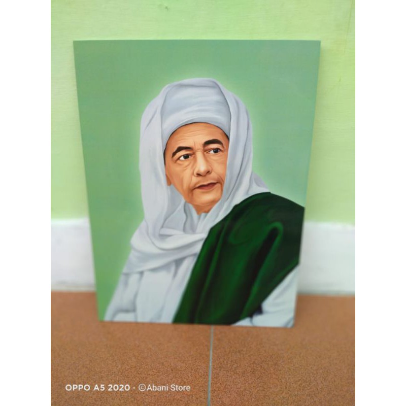 Smudge Painting Poster Habib Luthfi Poster Smudge Painting Ulama Habib Luthfi