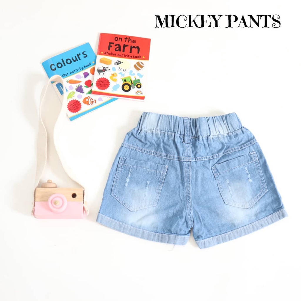 HOTPANTS MIKEY CELANA PENDEK JEANS ANAK 1-3 Th Celana Pendek Anak