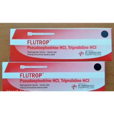 READY STOK  Flutrp tblet/Pseudoeped30mg perbx TTP