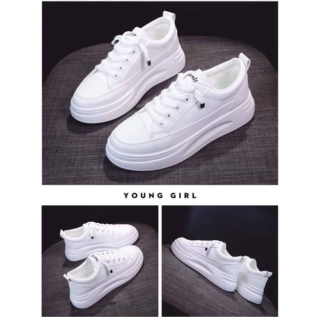 TBIG [COD] Sepatu Sekolah Sneakers Import Shoes HENYI Wanita Sepatu Korea Style Sekolah Kuliah