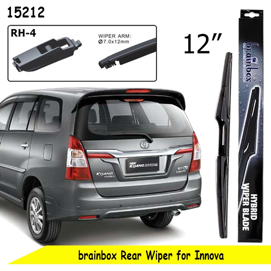 Rear Wiper Blade Toyota Innova Karet Pembersih Kaca Mobil Wiper Belakang Kaca Mobil Windshield