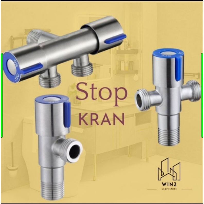 STOP KRAN CABANG / STOP KRAN DOUBLE / KERAN SHOWER CABANG
