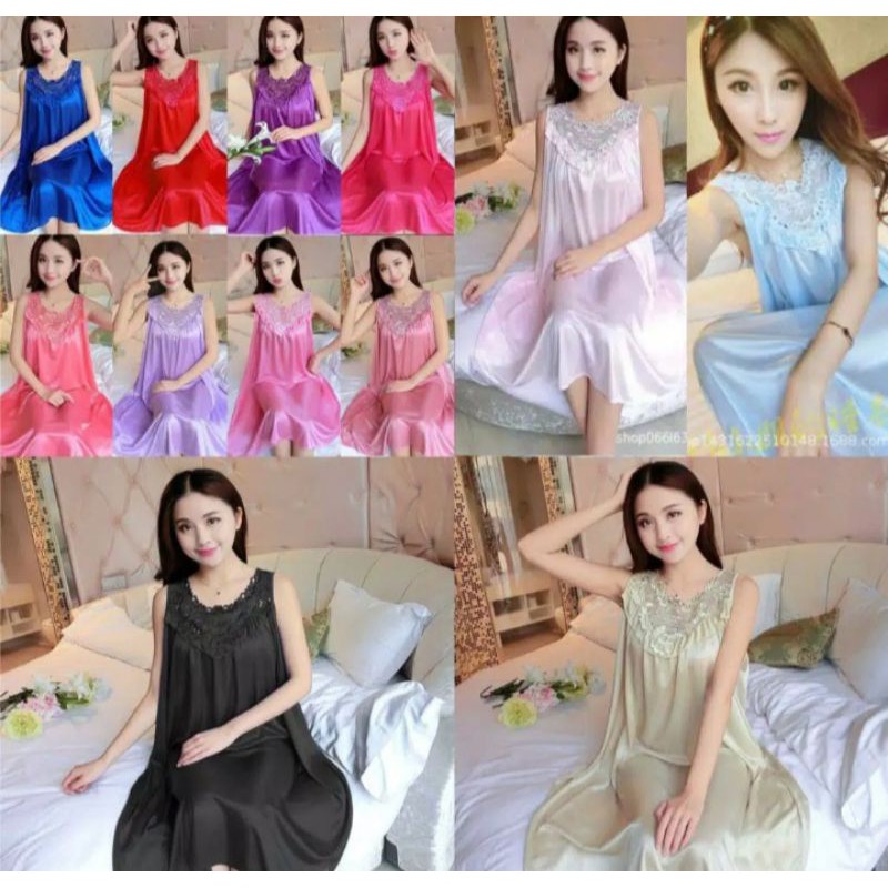 Daster Lingerie Satin