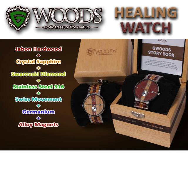 Gwoods Healing Watch Jam Tangan Kesehatan