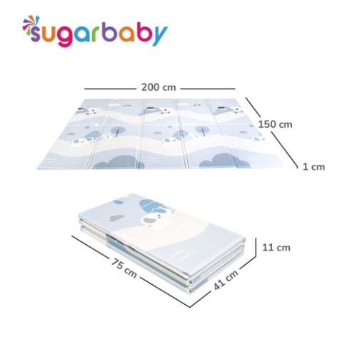 Sugar Baby Foldable Baby Playmat / Karpet Lipat Playmat Lipat Bayi Karpet Bayi Matras Bayi Playmat Foam Lipat