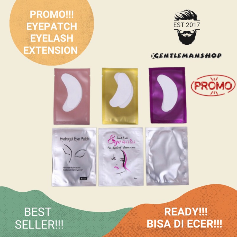 Hydrogel Eyepad - Eyepatch Eyelash Extension - Eye Pad Masker Mata