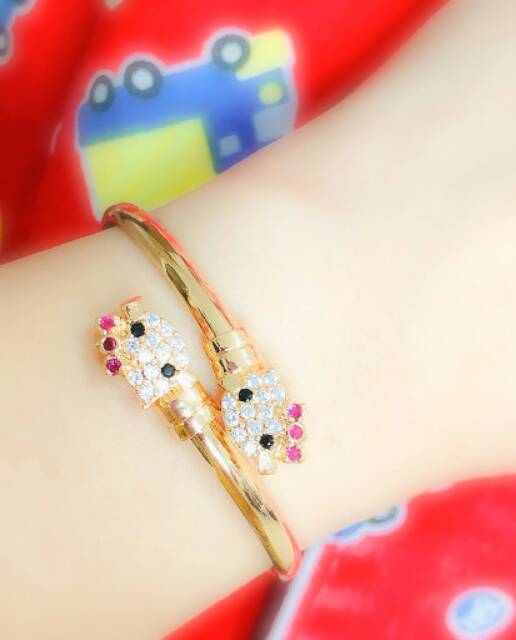 Gelang Anak Hello Kitty Twin Gold Xuping