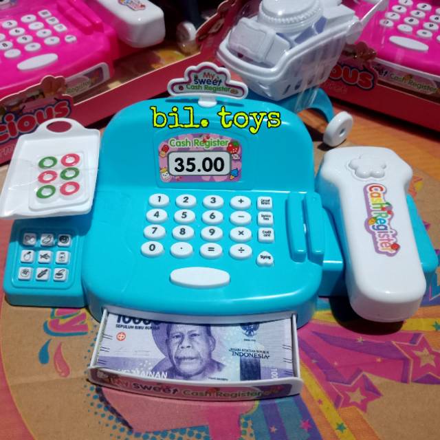 MAINAN MESIN KASIR CASH REGISTER ANAK BESAR