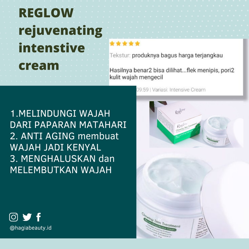 (BISA COD) REGLOW SERIES GLOWING SKIN TREATMENT ORIGINAL BPOM - RE GLOW PERAWATAN WAJAH JERAWAT, FLEK, BRUNTUSAN, MUKA KUSAM-Cream