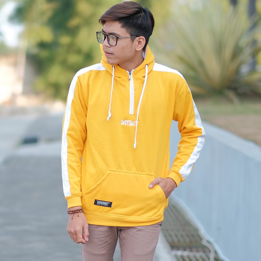 INSTINCT JAKET SWEATER HOODIE  HALF SLETING