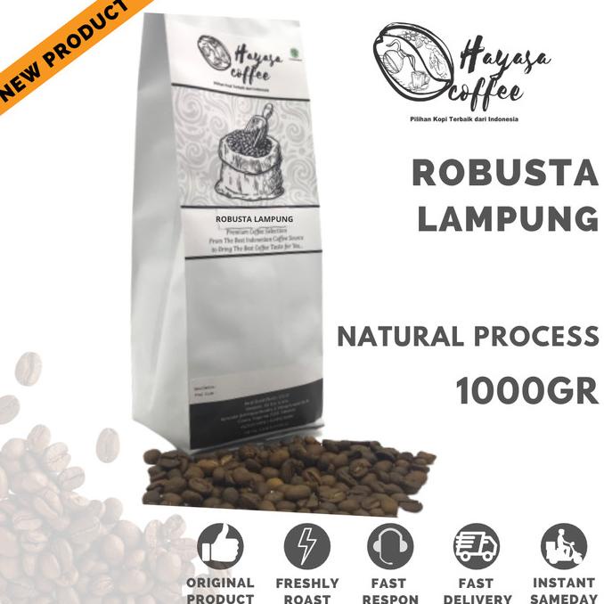 

[ COD ] Kopi Hayasa Lampung Robusta - 1Kg PRODUK TERBATAS Kode 969