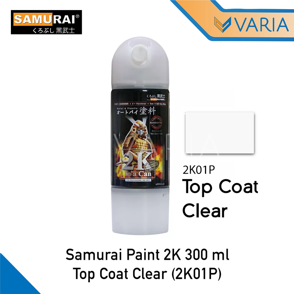 Samurai Paint Pilox Top Coat Clear 2K01P 300 ml Cat Aerosol Premium