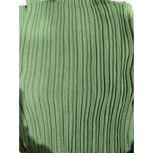 LIDYA TURTLENECK KNIT TANKTOP WANITA TERBARU-Matcha