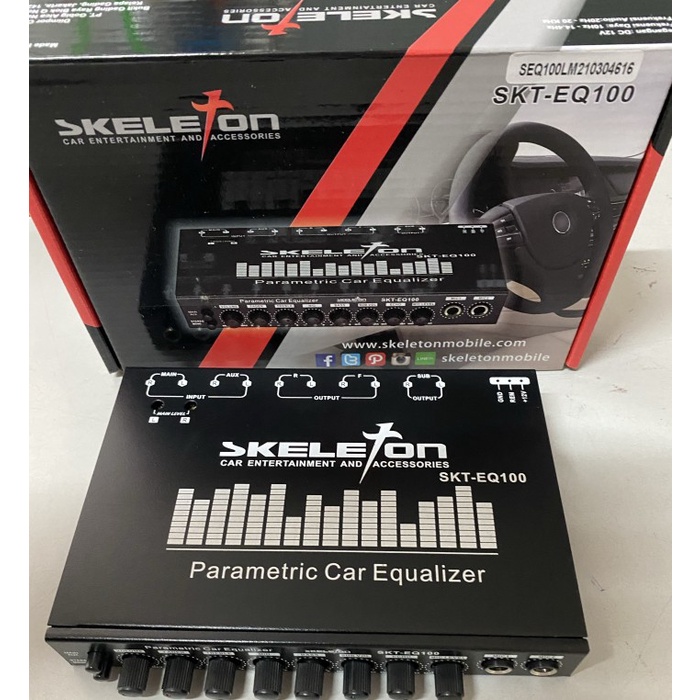 PRE AMP/PARAMETRIK EQUALIZER SKELETON SKT-EQ 100