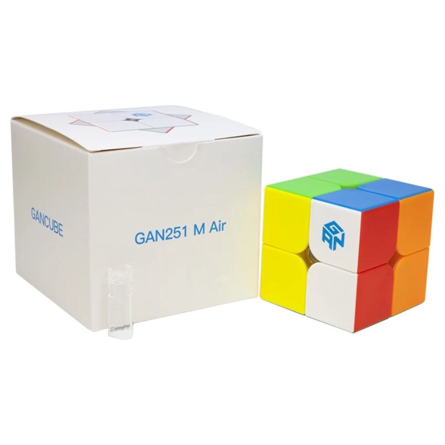Magic Cube 2x2 Gan 251 M Air 2x2 Magnetic 2x2x2 Puzzle Kubus Magnetik Stickerless Gan251M 251M Air