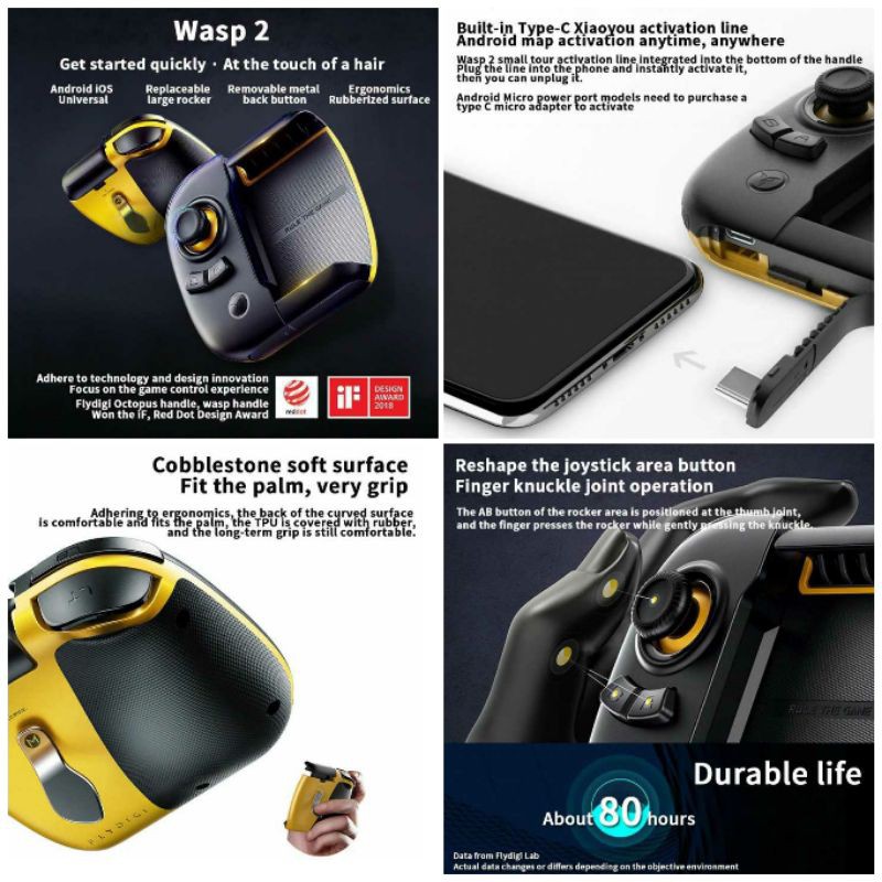 FLYDIGI WASP 2 One-handed Gamepad - Elite Edition