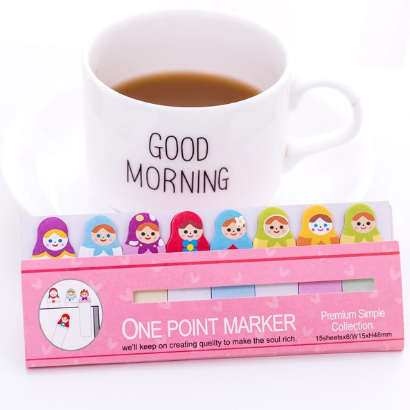 Sticky Note Memo Papers Yuru Series-Little Girl