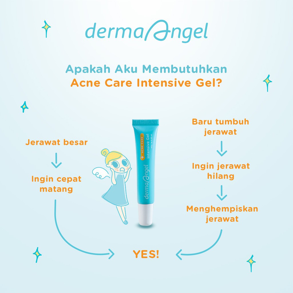 (BPOM) DERMA ANGEL Acne Care Intensive Gel 10g