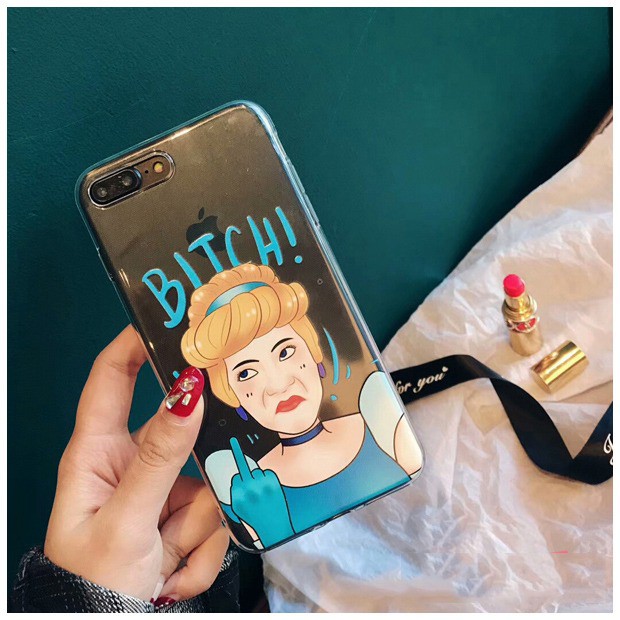 Bad Princess anticrack printing case iphone samsung grand prime a20 oppo a7 f5 f7 f9 a3s vivo y91 y93 y95 v15