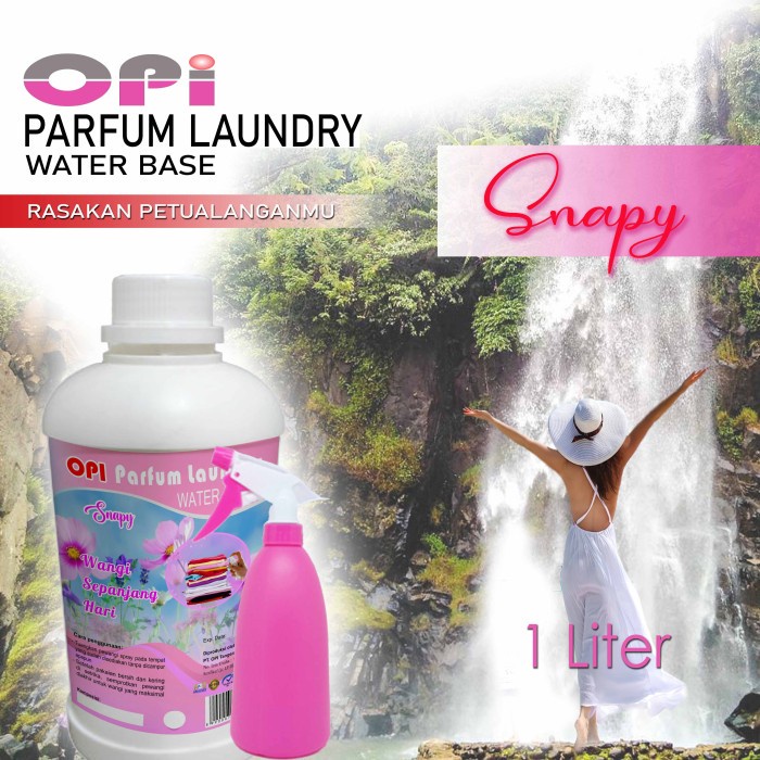 Parfum Laundry 1 Liter Water Base Snapy dan lainnya New Formula sudah ada izin edar resmi by Oke sabun suplayer