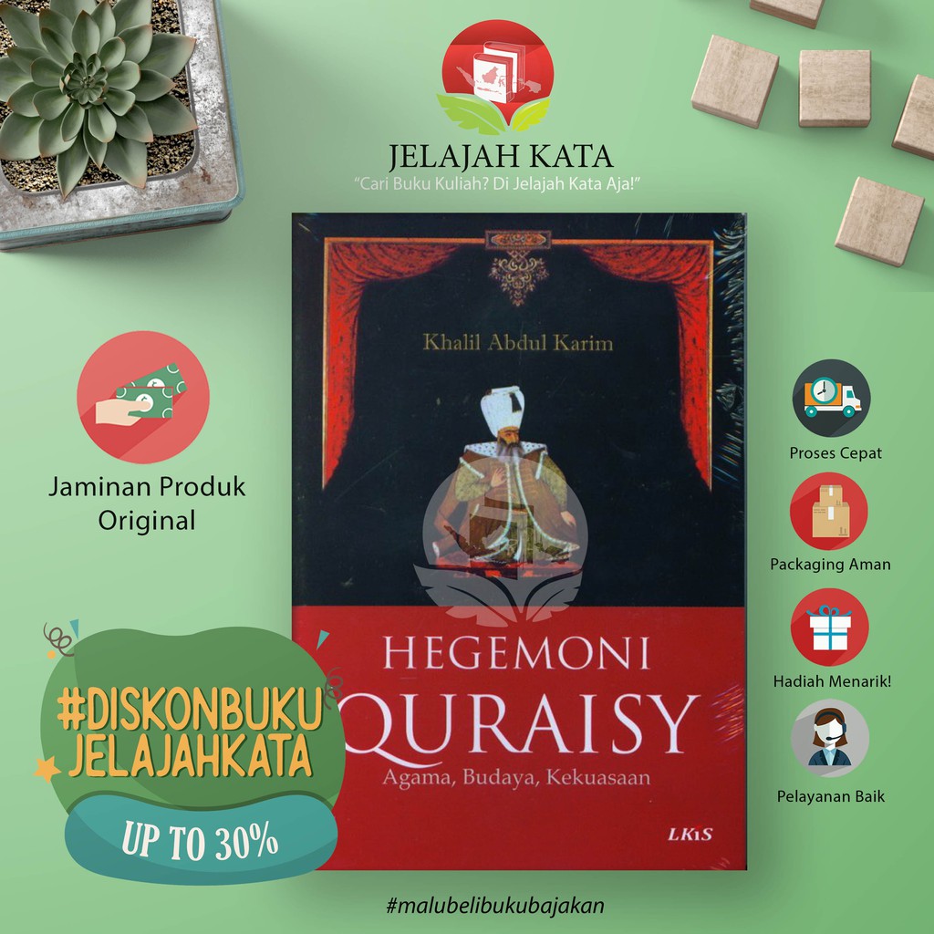 BUKU HEGEMONI QURAISY  : AGAMA, BUDAYA, KEKERASAN - KHALIL ABDUL KARIM - LKIS
