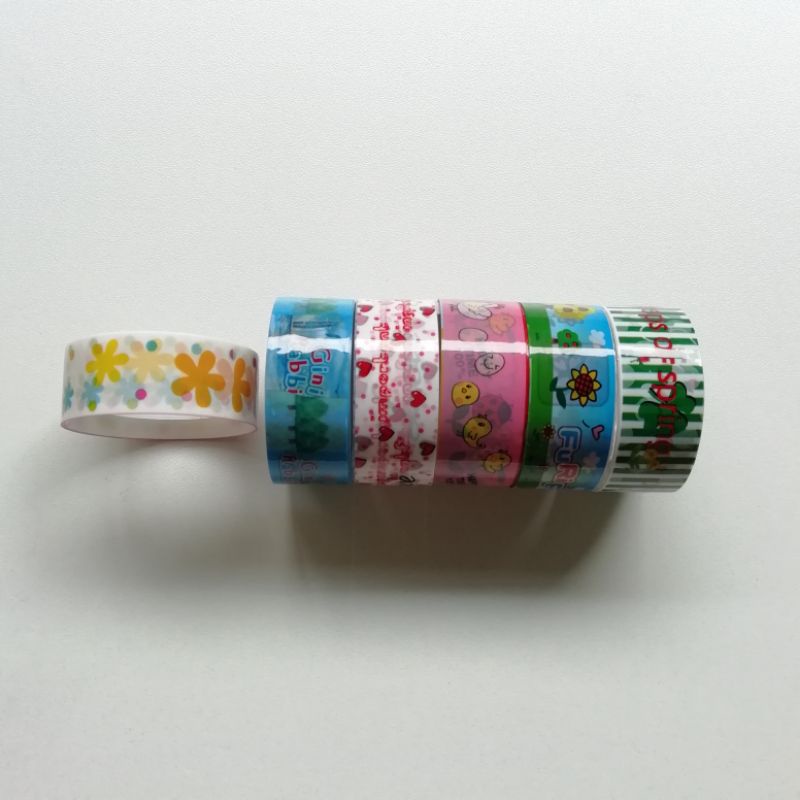 

[FT-01] Solatip kecil Fancy Tape Fancy Motif Isolasi Tape motif Random lakban motif lucu