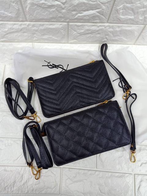 PREMIUM Mini Clutch  YSL Marmont  Bahan Caviar