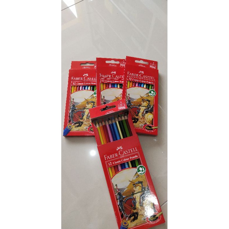 

RB Pensil warna Faber Castell 12 warna / Panjang