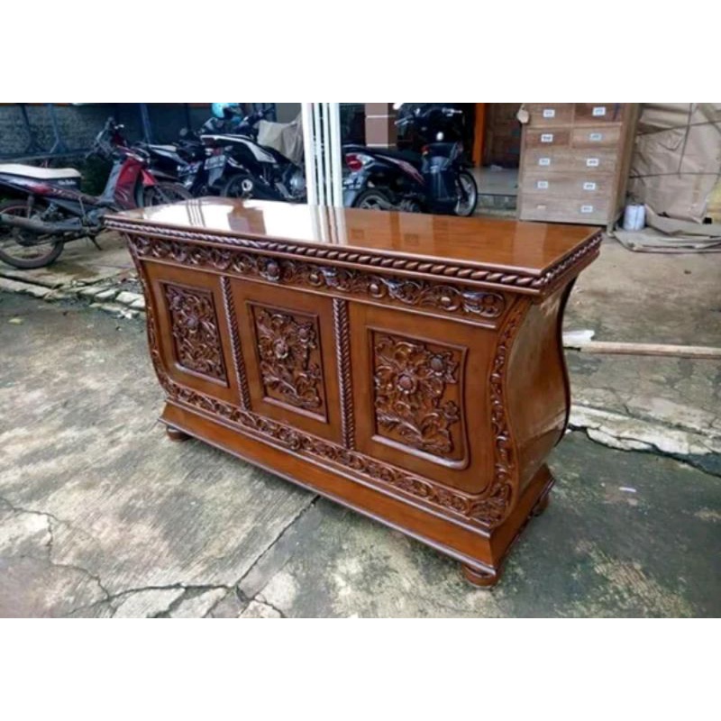 Promo Bufet tv ukir kayu jati jepara