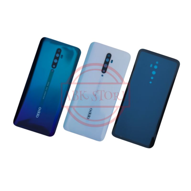 TUTUP BELAKANG BACKDOOR COVER BATERAI BACK GLASS OPPO RENO 2F BACK CASING OPPO RENO2 F