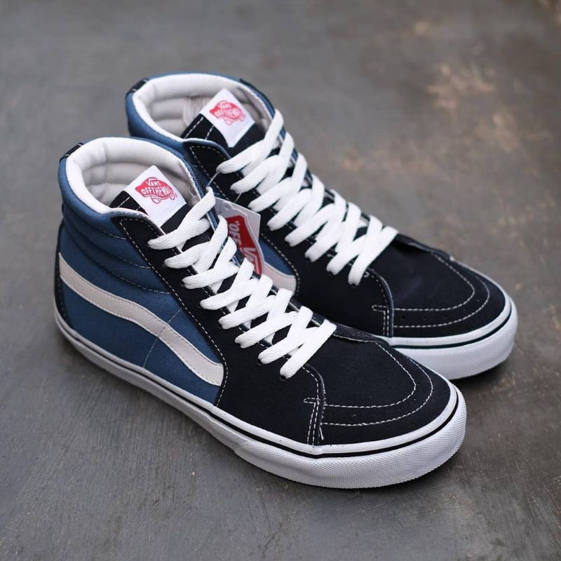 mens vans navy blue