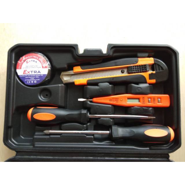 TOOL SET 8PCS SH147/TOOL BOX SET SUPER LENGKAP