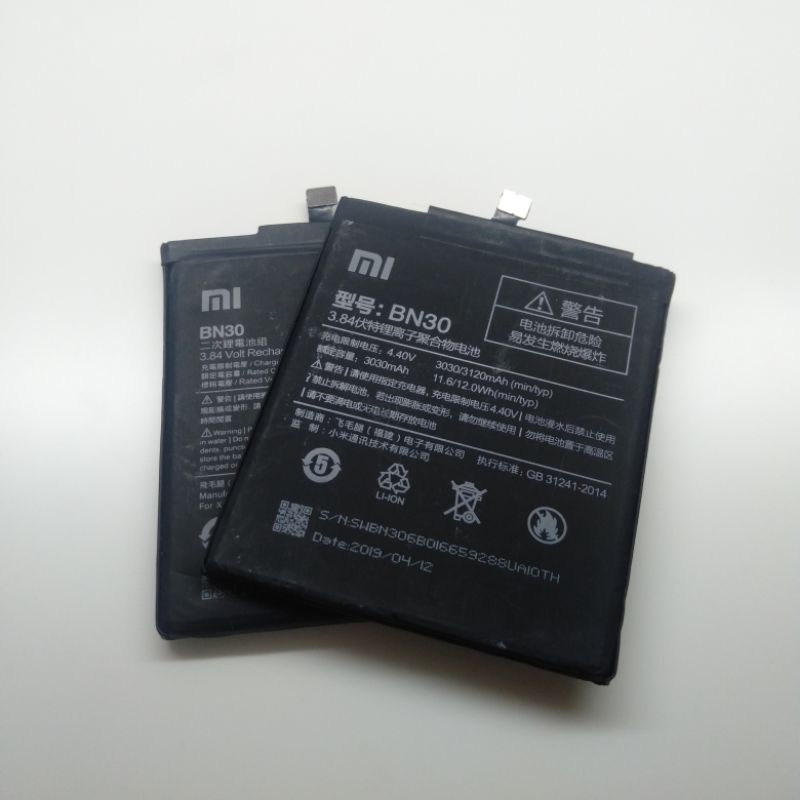 BATU BATRE BATRAI REDMI XIAOMI BN30 BN 30 4A  COPOTAN / NEW