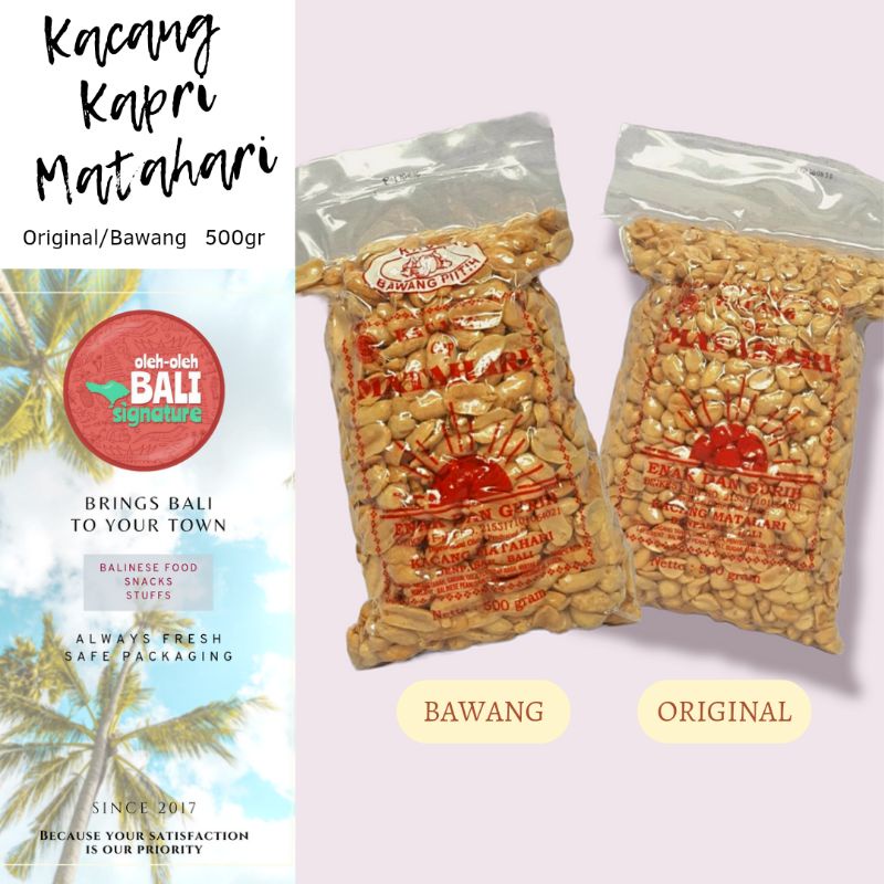 

Kacang Matahari Bali 500gr (Original/Bawang)