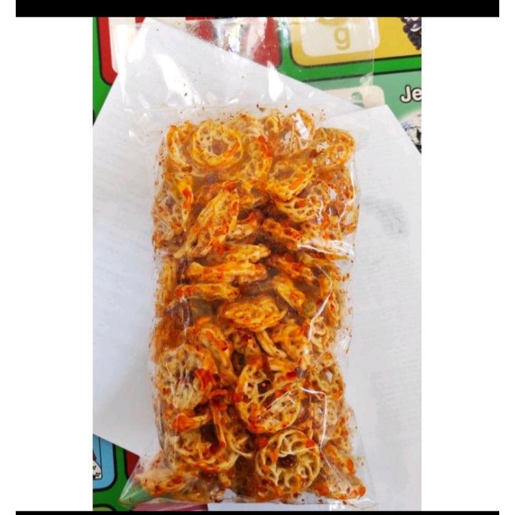 

kerupuk kriwil Extra pedas