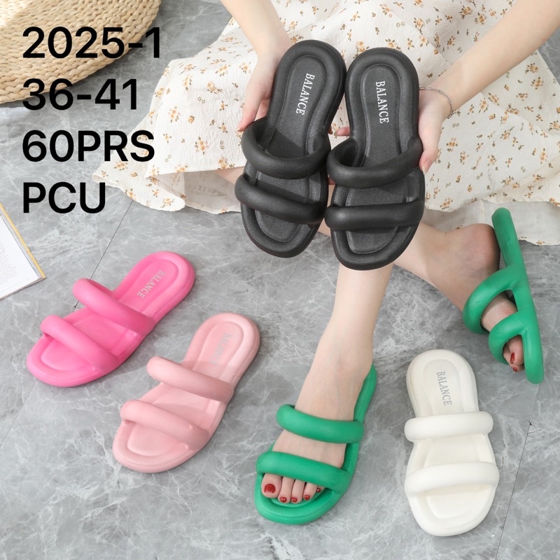 SANDAL WANITA KARET JELLY IMPORT RUBBER IMPORT BALANCE 2025-1