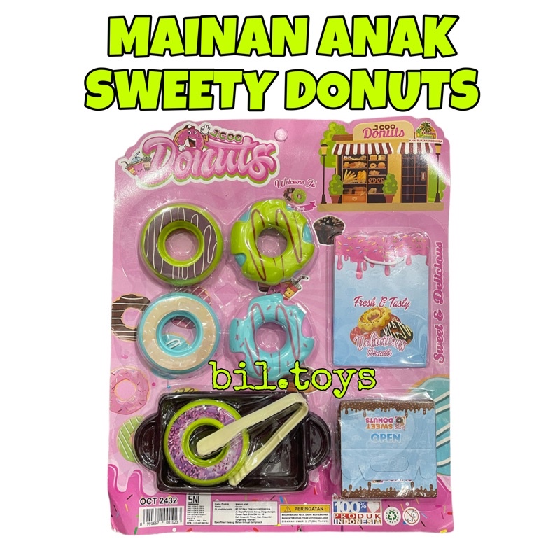 MAINAN ANAK DONAT JCO SWEETY DONUTS OCT2432